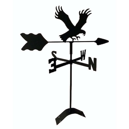 The Lazy Scroll Eagle Roof Mount Weathervane TH331093